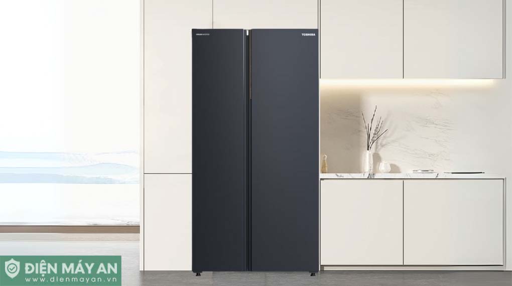 Tủ lạnh Toshiba Inverter 711 lít Side By Side GR-RS910WI-PMV(06)-MG